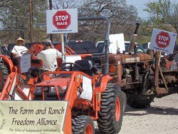 nais tractor protest