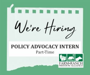 We're hiring a Part-Time Policy Intern